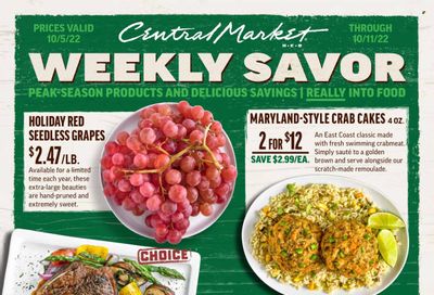 Central Market (TX) Weekly Ad Flyer Specials October 5 to October 11, 2022