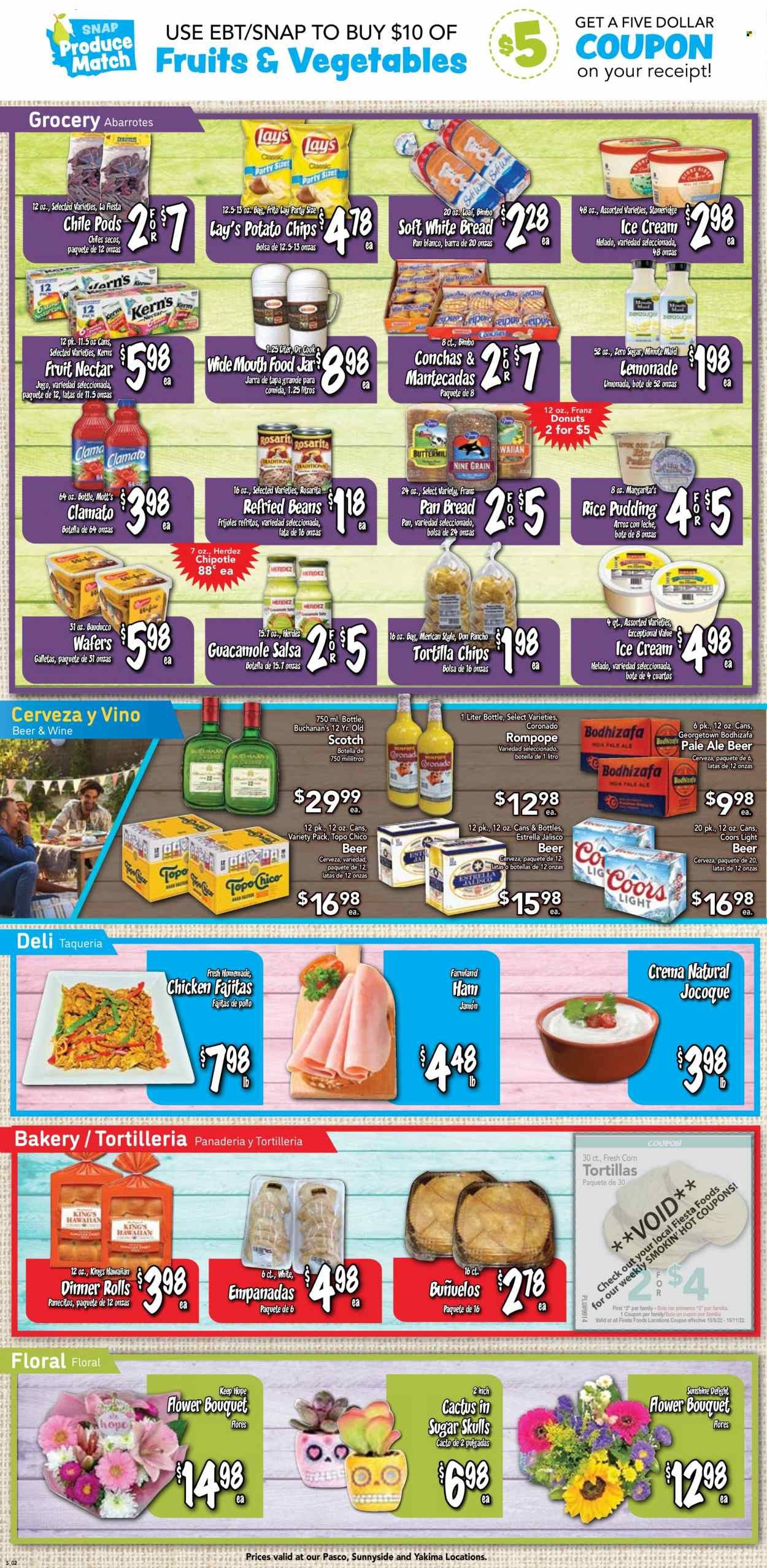 Fiesta Foods SuperMarkets (WA) Weekly Ad Flyer Specials October 5 to October 11, 2022