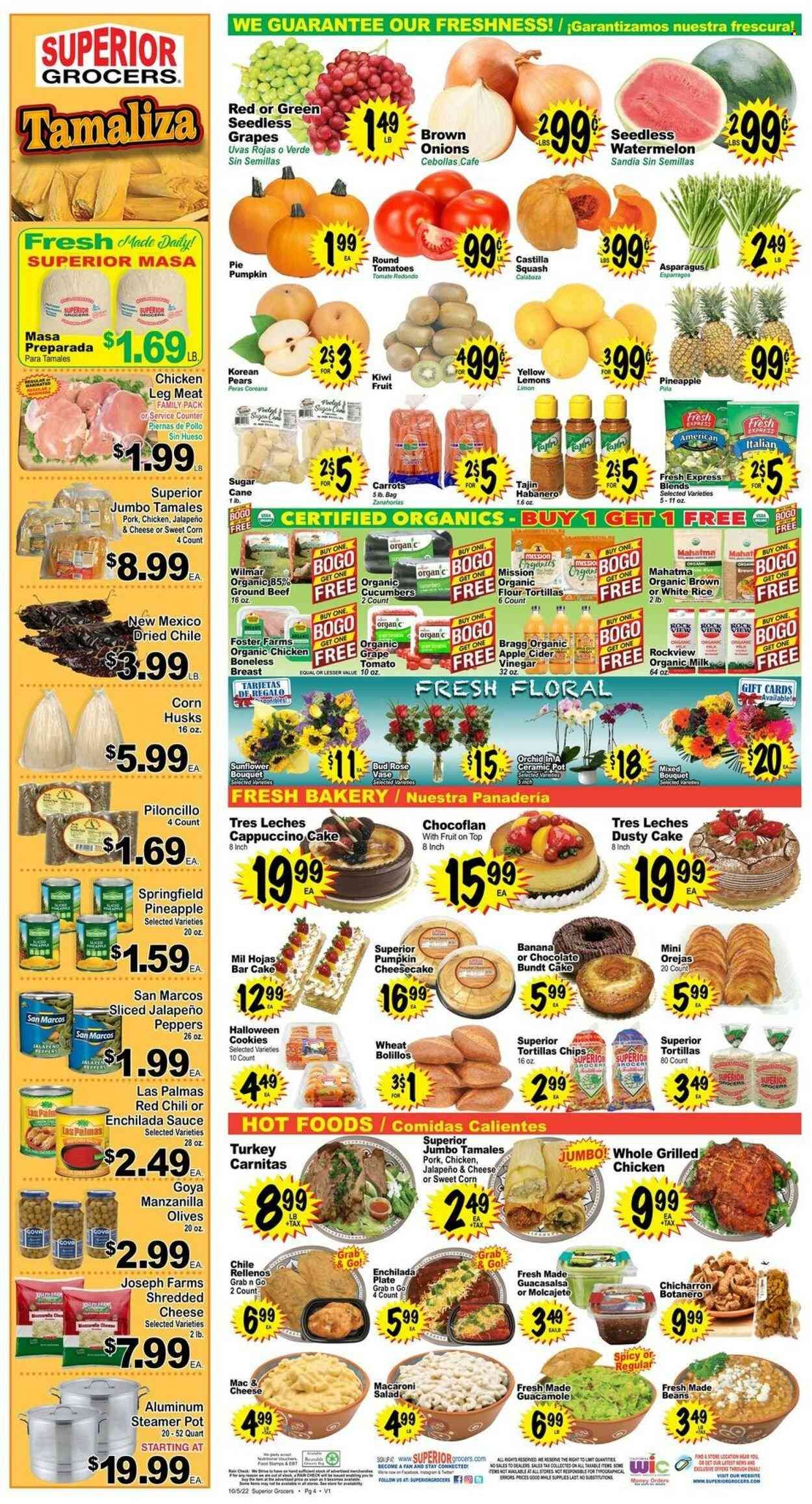 Superior Grocers (CA) Weekly Ad Flyer Specials October 5 to October 11, 2022