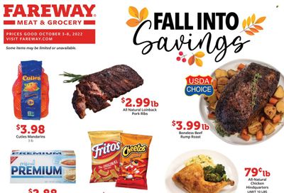 Fareway (IA) Weekly Ad Flyer Specials October 3 to October 8, 2022