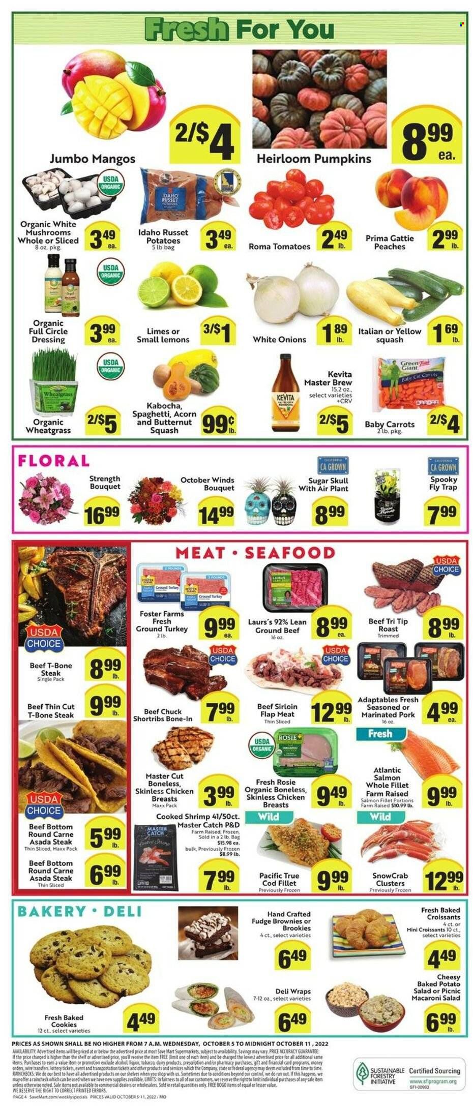 Save Mart (CA, NV) Weekly Ad Flyer Specials October 5 to October 11, 2022