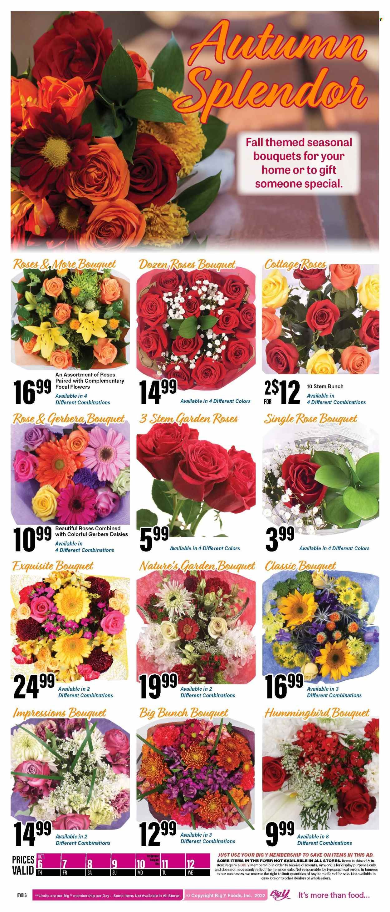 Big Y (MA) Weekly Ad Flyer Specials October 6 to October 12, 2022