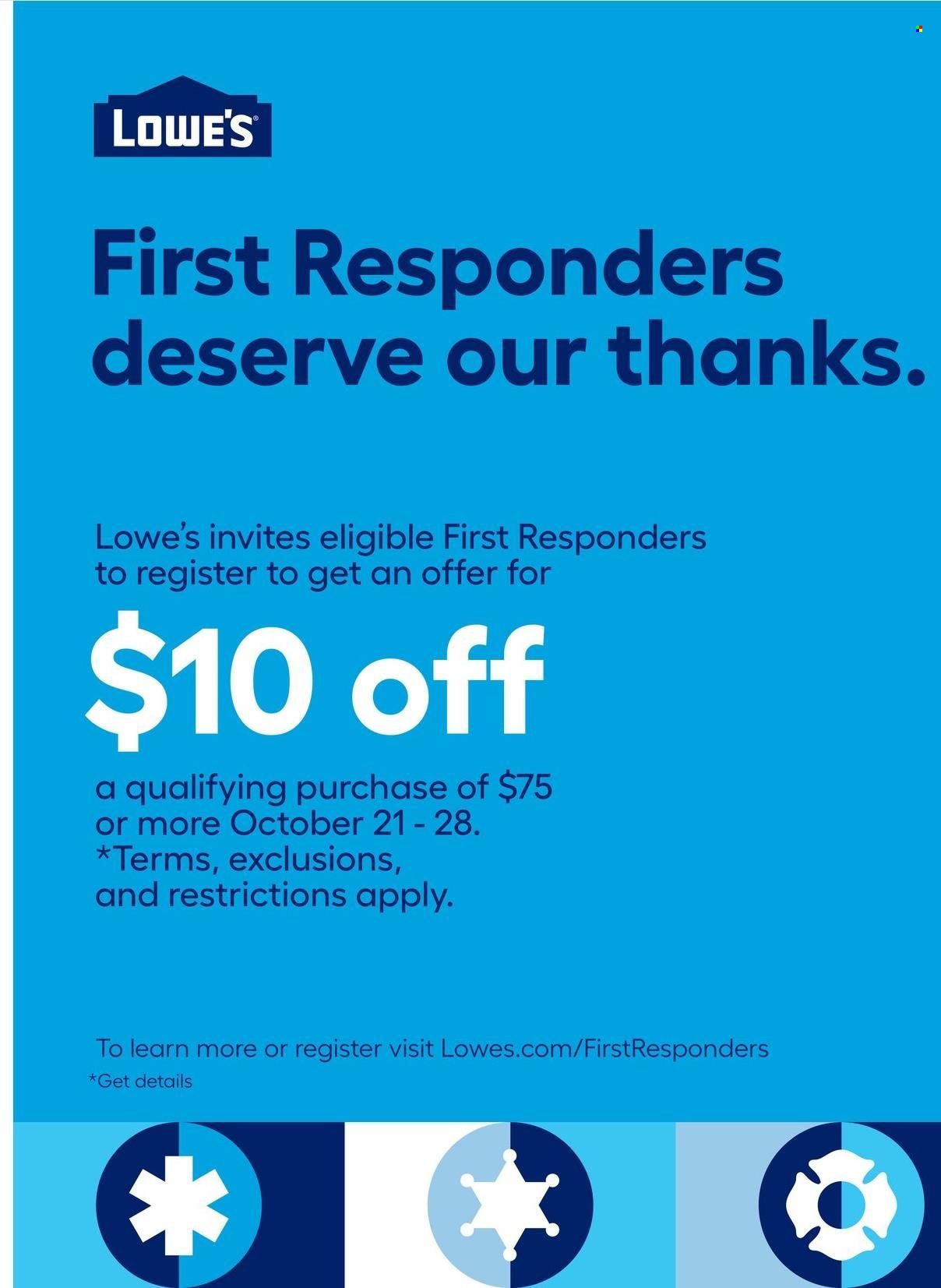 Lowe's Weekly Ad Flyer Specials October 6 to October 12, 2022