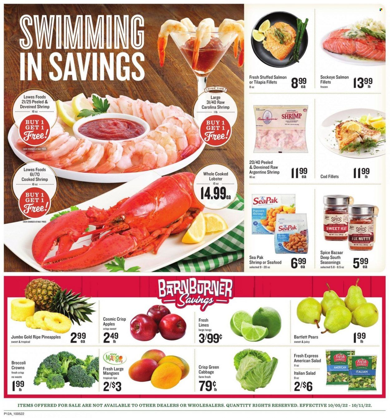 Lowes Foods (NC, SC) Weekly Ad Flyer Specials October 5 to October 11, 2022
