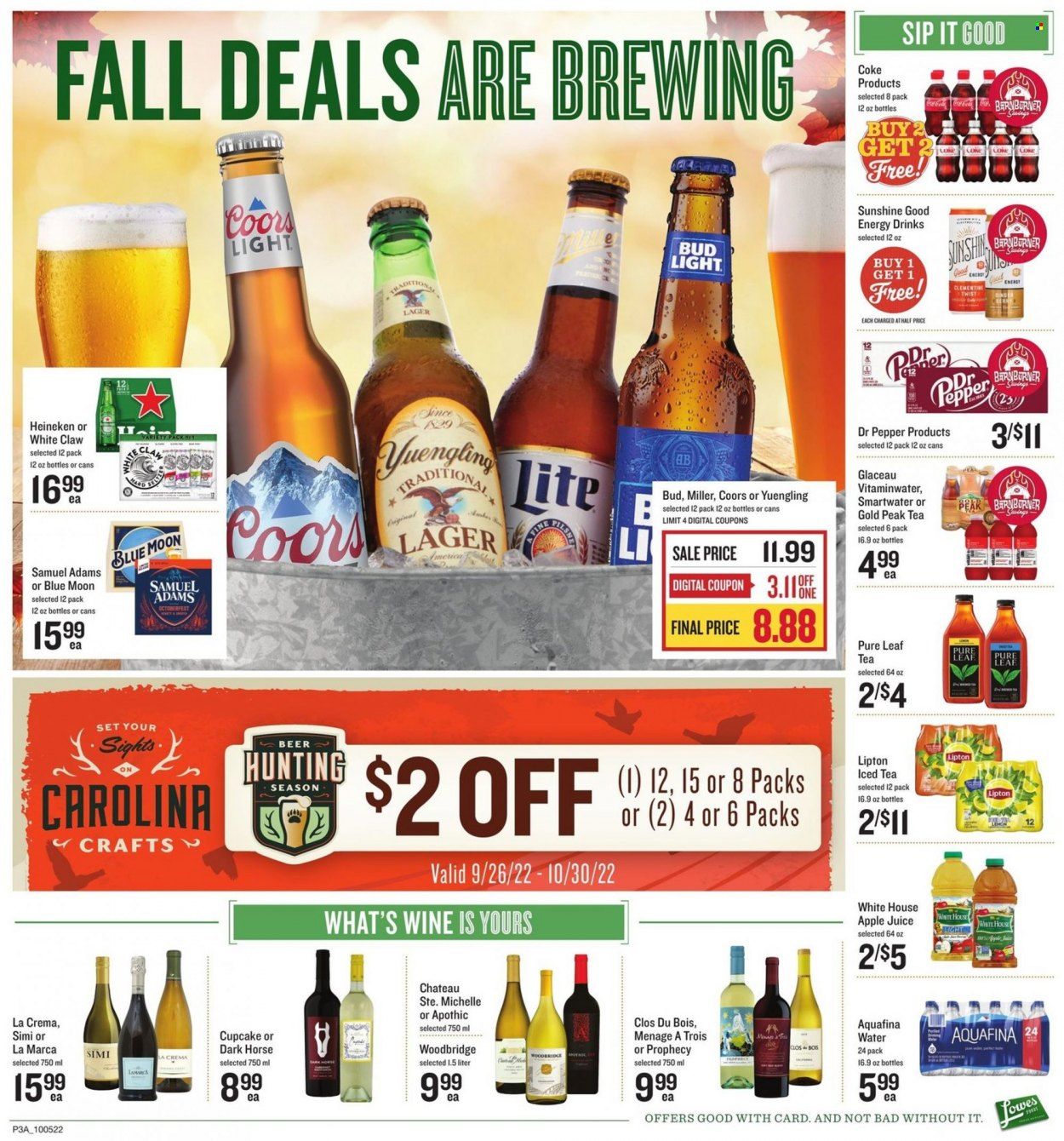 Lowes Foods (NC, SC) Weekly Ad Flyer Specials October 5 to October 11, 2022