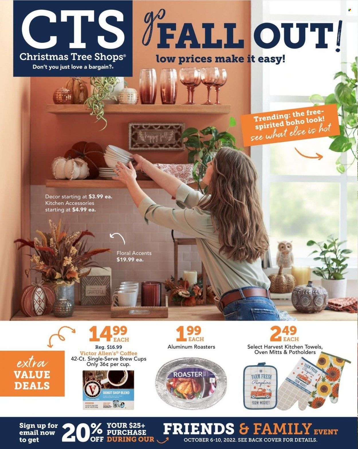 Christmas Tree Shops Weekly Ad Flyer Specials October 6 to October 16, 2022