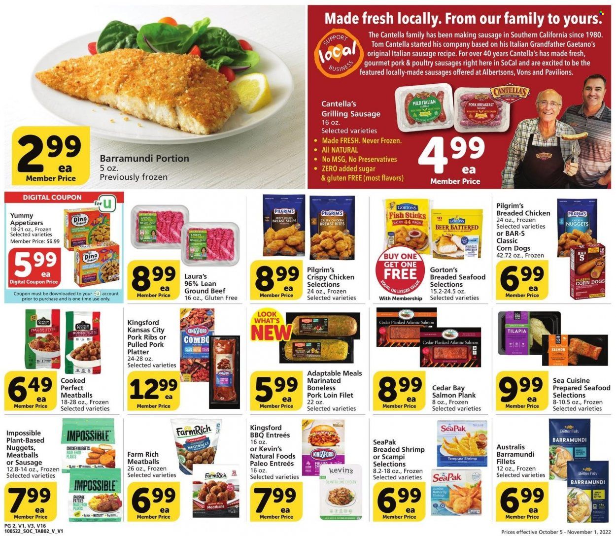 Vons (CA) Weekly Ad Flyer Specials October 5 to November 1, 2022