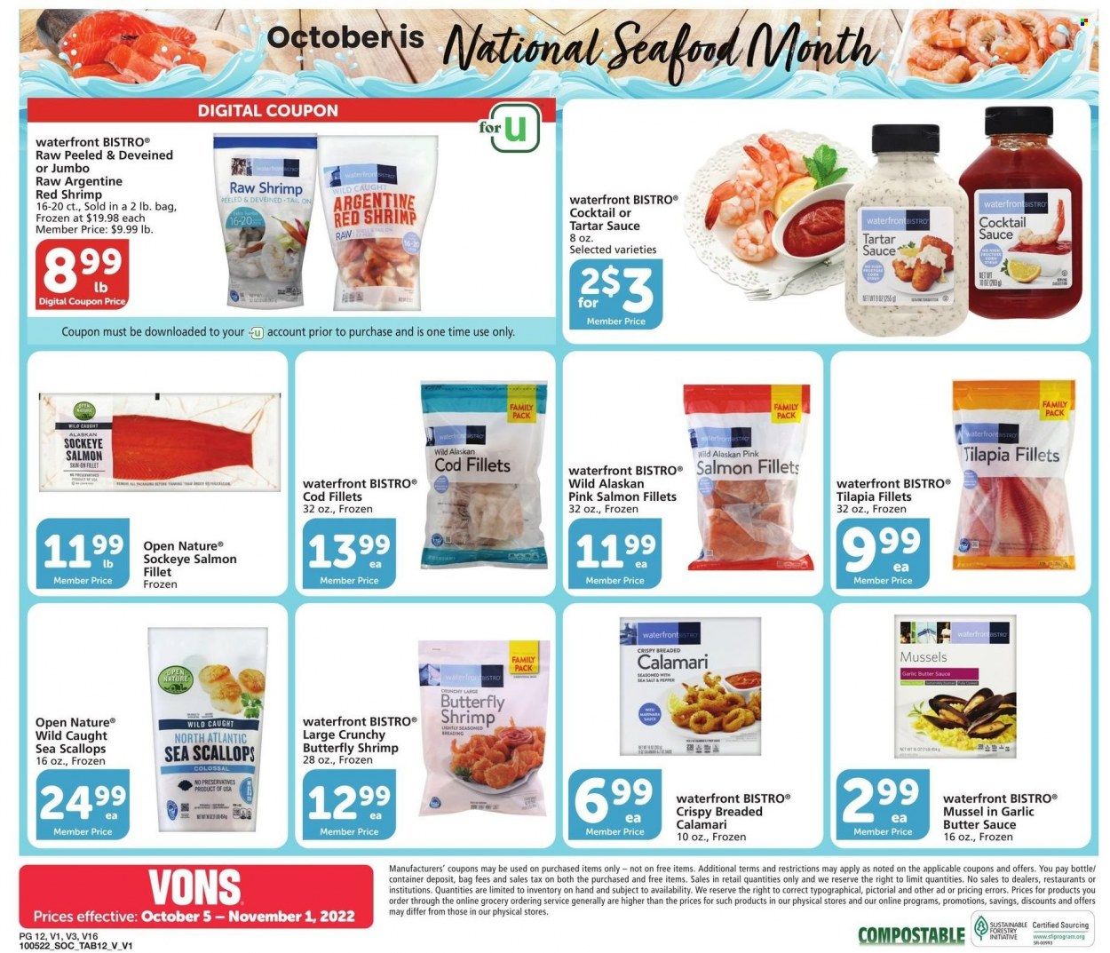 Vons (CA) Weekly Ad Flyer Specials October 5 to November 1, 2022