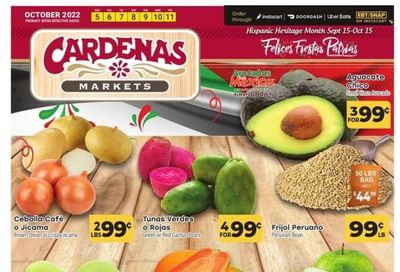 Cardenas (CA, NV) Weekly Ad Flyer Specials October 5 to October 11, 2022