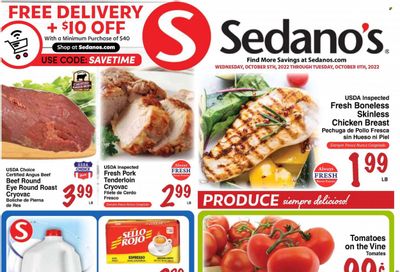 Sedano's (FL) Weekly Ad Flyer Specials October 5 to October 11, 2022
