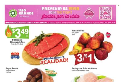 El Rio Grande (TX) Weekly Ad Flyer Specials October 5 to October 11, 2022