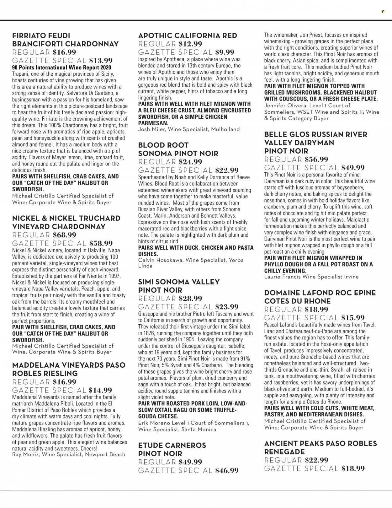 Bristol Farms (CA) Weekly Ad Flyer Specials October 5 to November 1, 2022