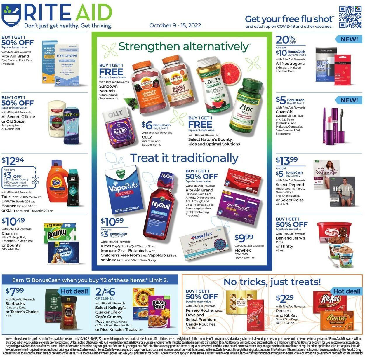 RITE AID Weekly Ad Flyer Specials October 9 to October 15, 2022