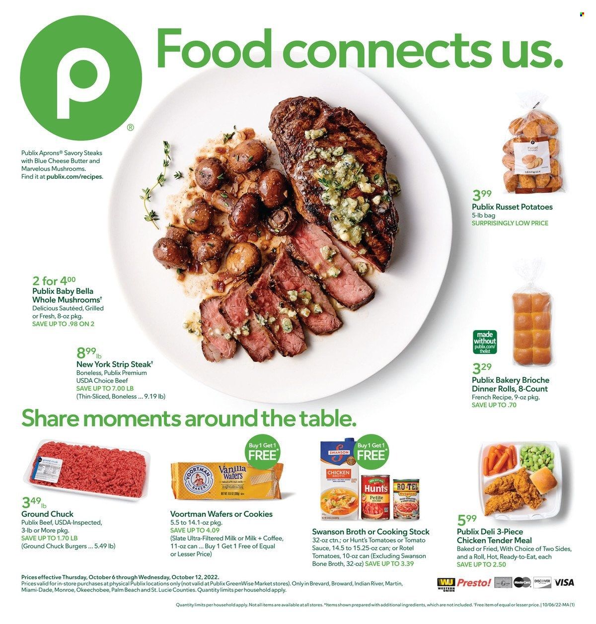 Publix (AL, FL, GA, NC, SC, TN) Weekly Ad Flyer Specials October 6 to October 12, 2022