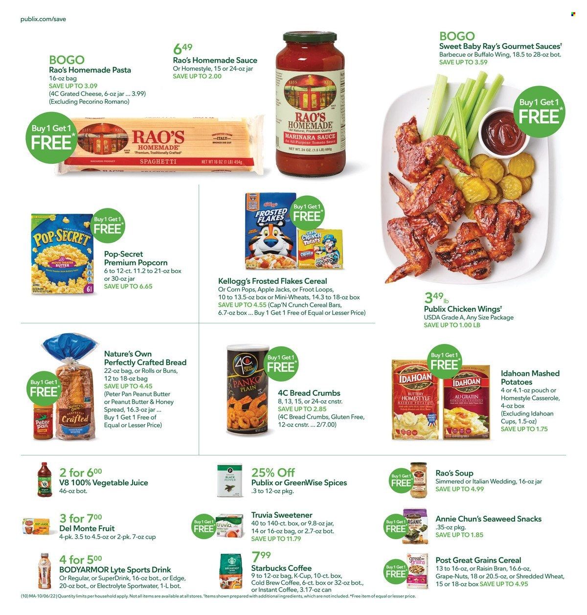 Publix (AL, FL, GA, NC, SC, TN) Weekly Ad Flyer Specials October 6 to October 12, 2022