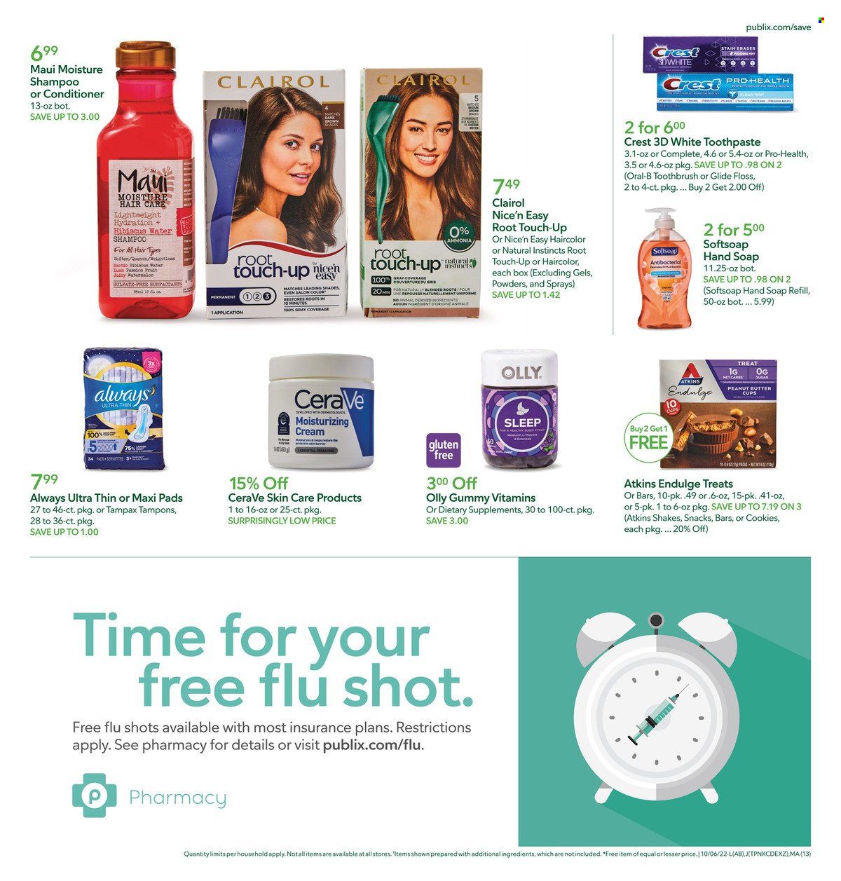 Publix (AL, FL, GA, NC, SC, TN) Weekly Ad Flyer Specials October 6 to October 12, 2022