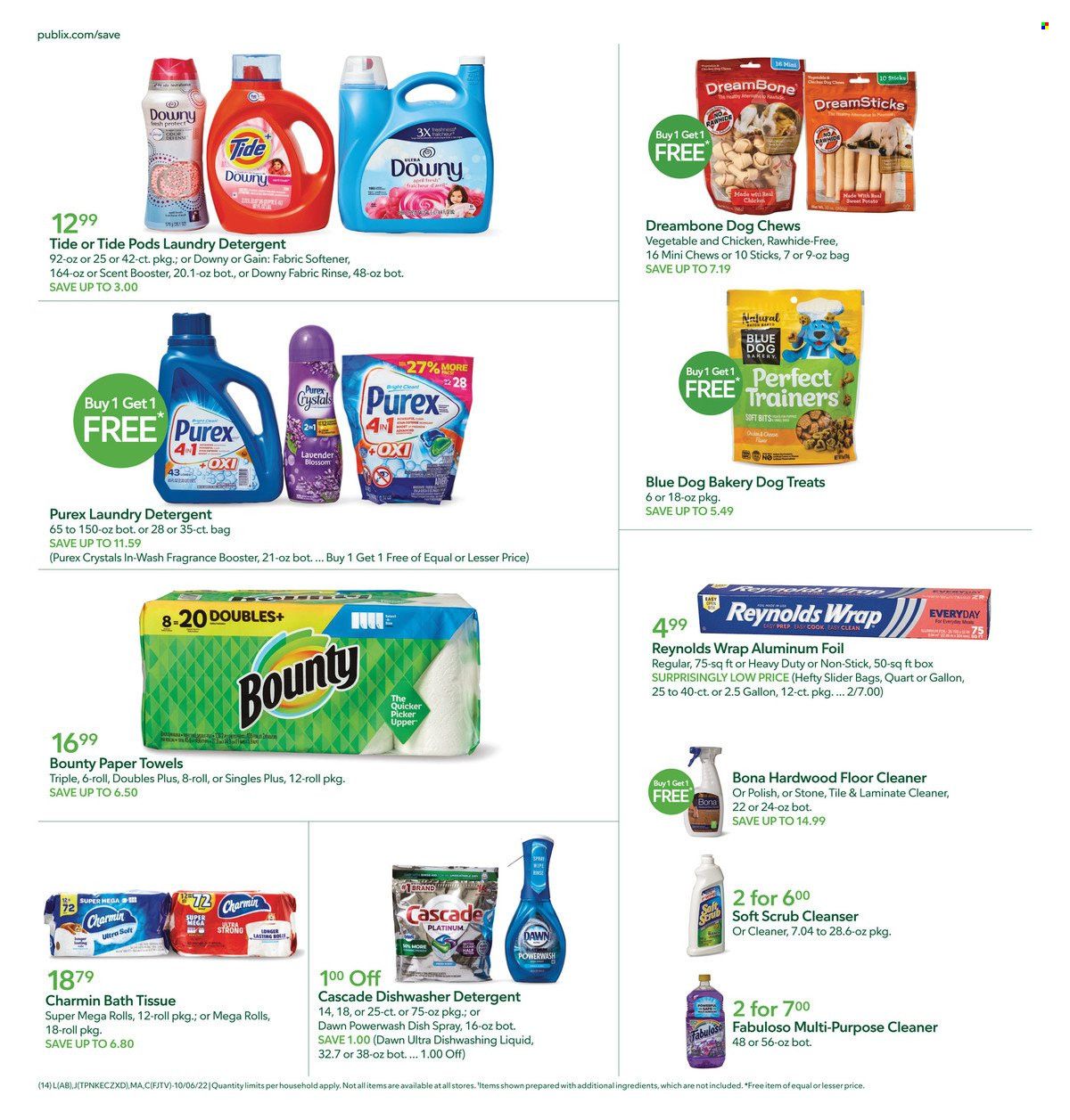 Publix (AL, FL, GA, NC, SC, TN) Weekly Ad Flyer Specials October 6 to October 12, 2022
