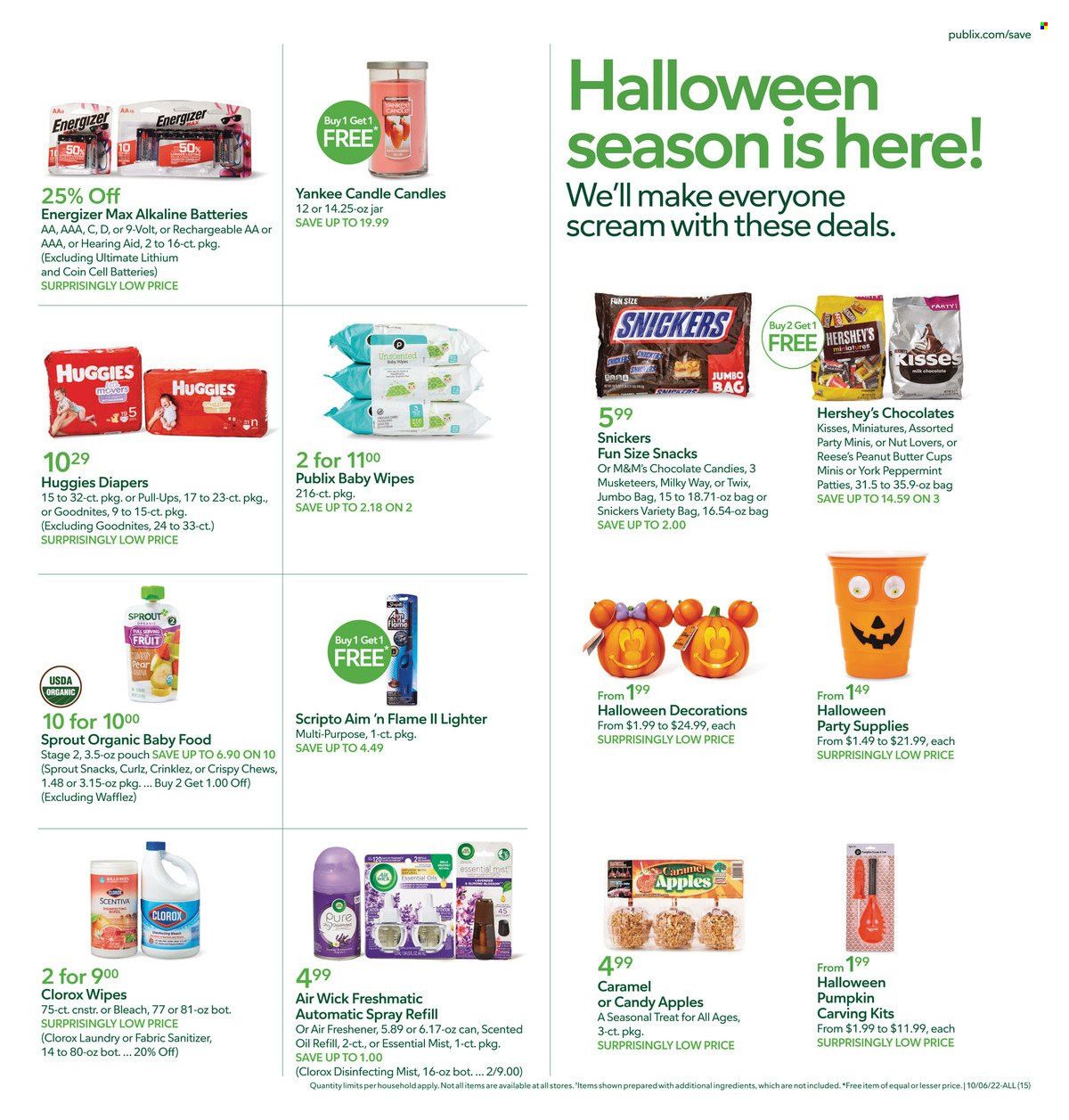 Publix (AL, FL, GA, NC, SC, TN) Weekly Ad Flyer Specials October 6 to October 12, 2022