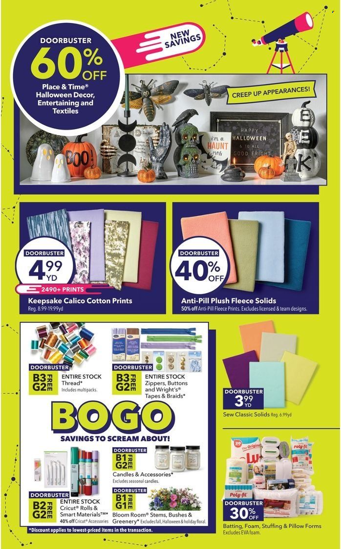 JOANN Weekly Ad Flyer Specials October 6 to October 26, 2022