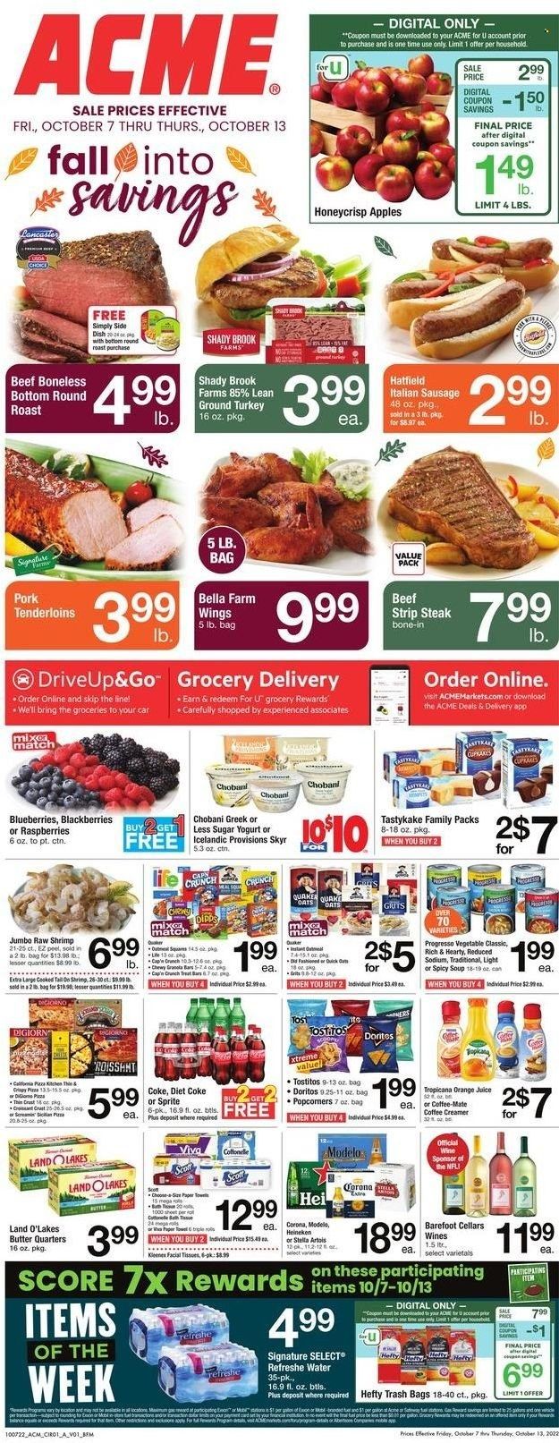 ACME (DE, NJ, NY, PA) Weekly Ad Flyer Specials October 7 to October 13, 2022