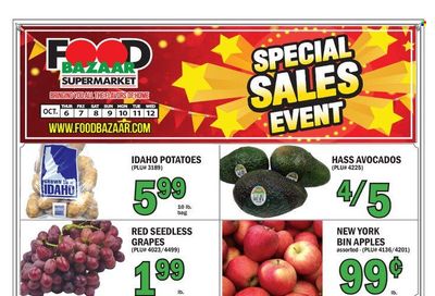 Food Bazaar (CT, NJ, NY) Weekly Ad Flyer Specials October 6 to October 12, 2022