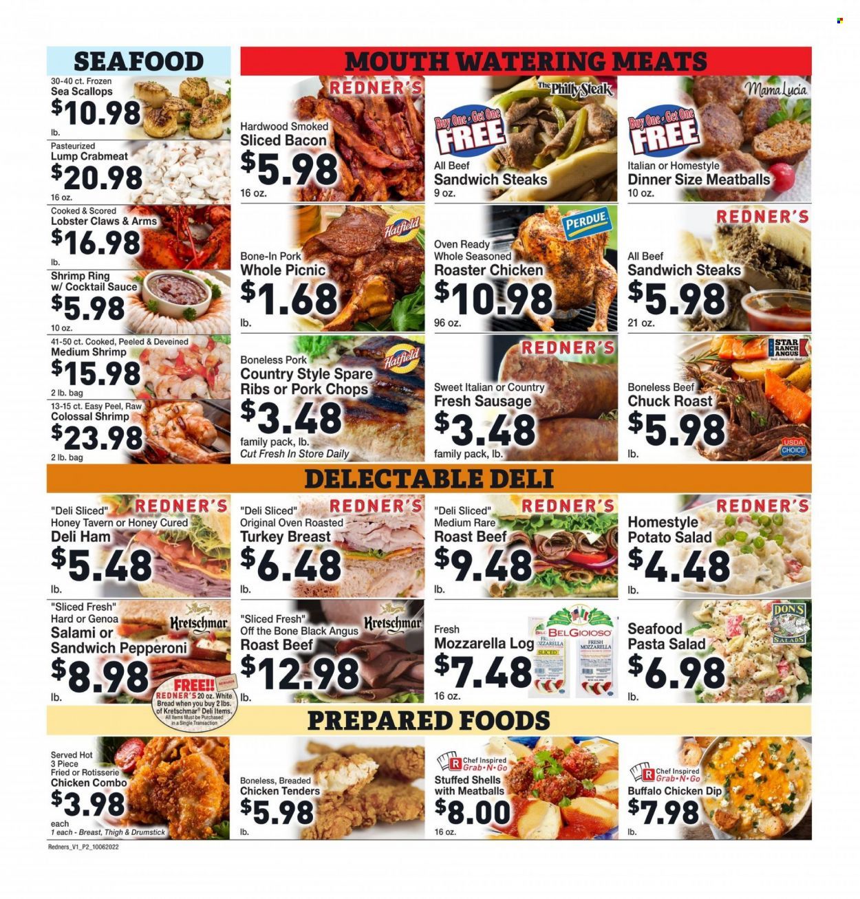 Redner's Markets (DE, MD, PA) Weekly Ad Flyer Specials October 6 to October 12, 2022