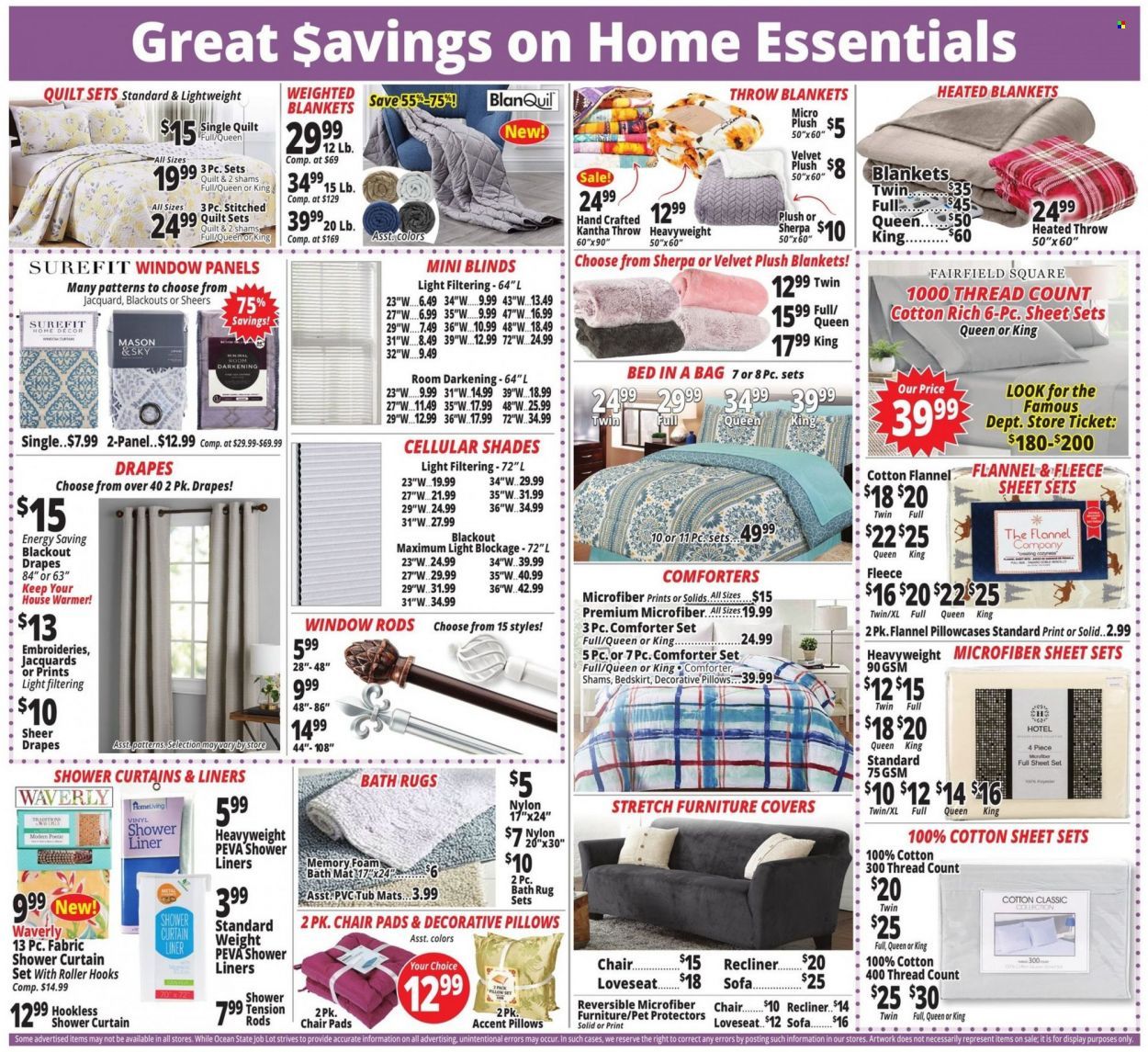 Ocean State Job Lot (CT, MA, ME, NH, NJ, NY, RI, VT) Weekly Ad Flyer Specials October 6 to October 12, 2022
