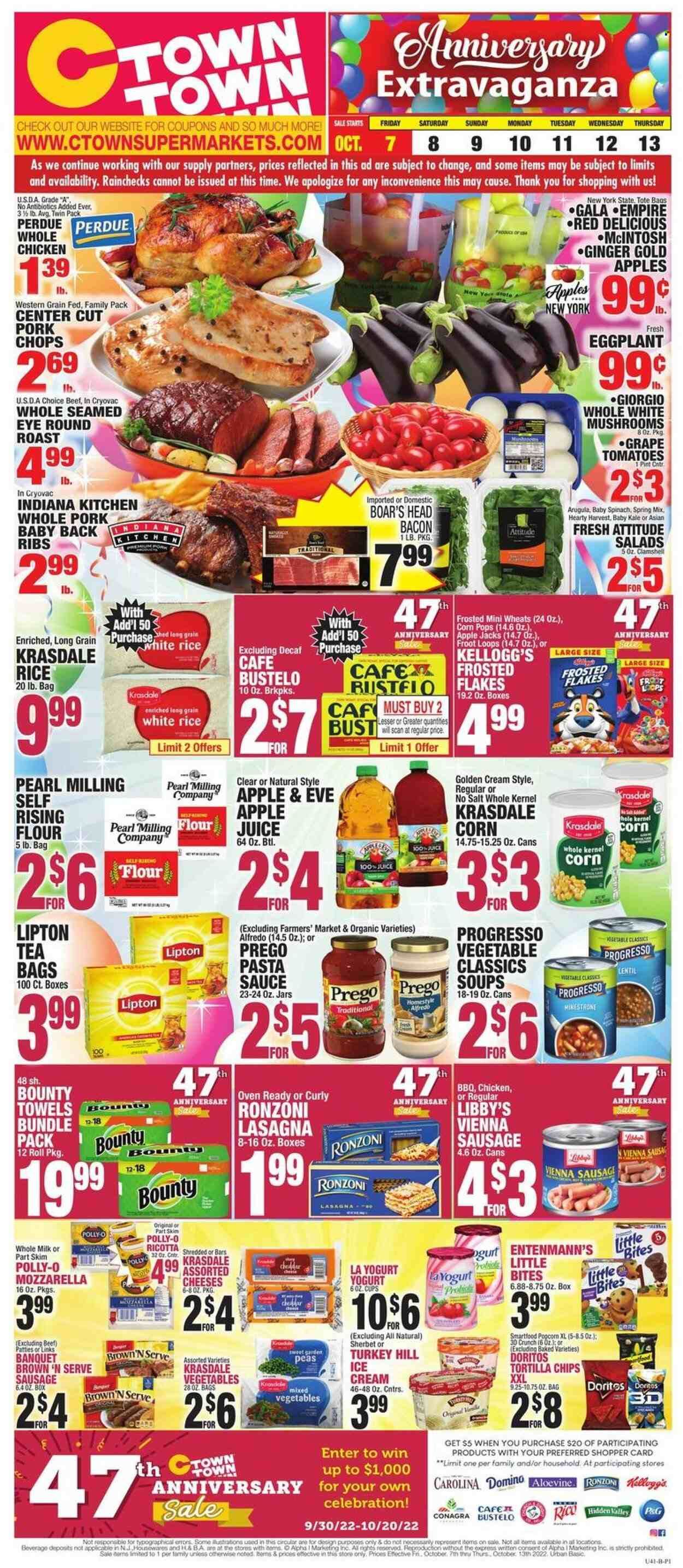 C-Town (CT, FL, MA, NJ, NY, PA) Weekly Ad Flyer Specials October 7 to October 13, 2022