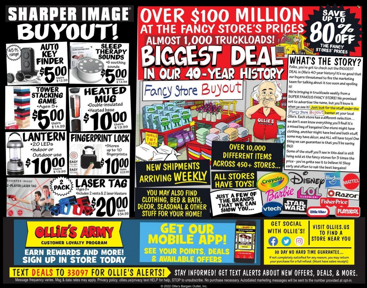 Ollie's Bargain Outlet Weekly Ad Flyer Specials October 6 to October 12, 2022