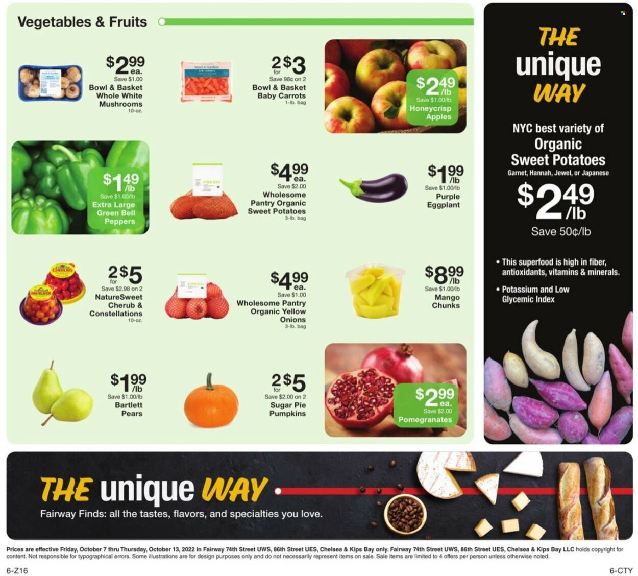 Fairway Market (CT, NJ, NY) Weekly Ad Flyer Specials October 7 to October 13, 2022