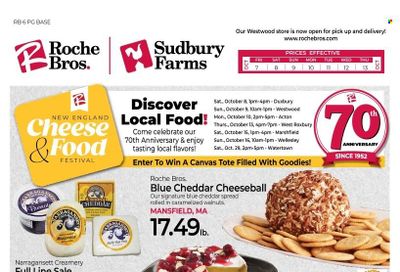 Roche Bros. (MA) Weekly Ad Flyer Specials October 7 to October 13, 2022