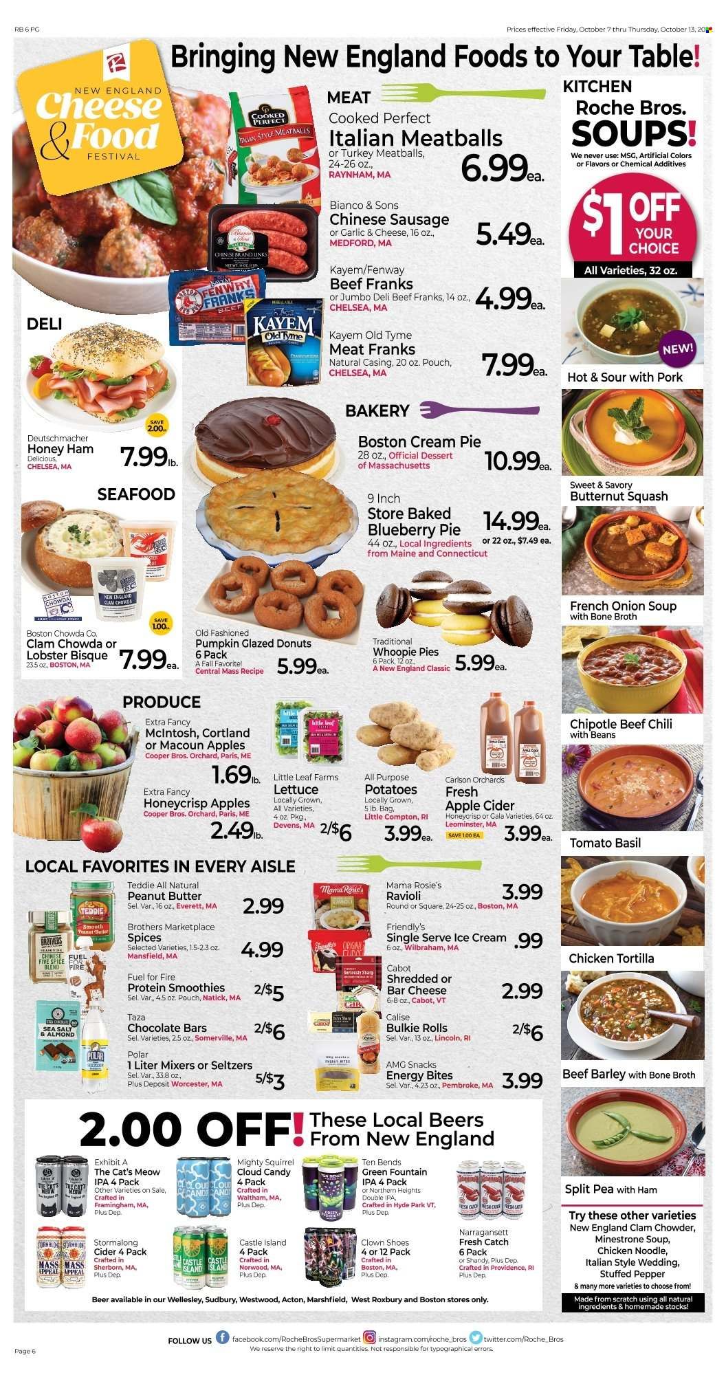 Roche Bros. (MA) Weekly Ad Flyer Specials October 7 to October 13, 2022