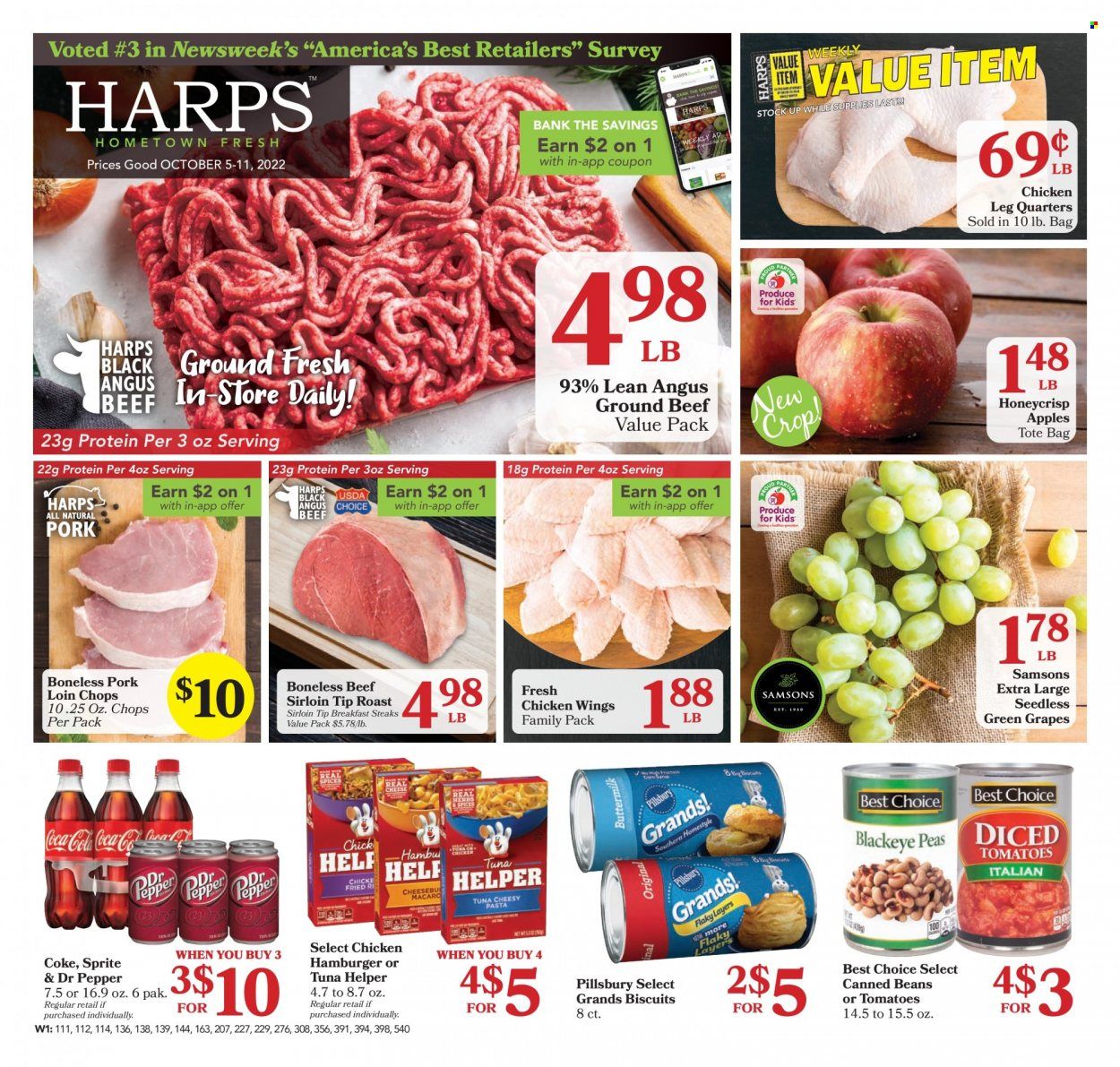 Harps Hometown Fresh (AR) Weekly Ad Flyer Specials October 5 to October 11, 2022