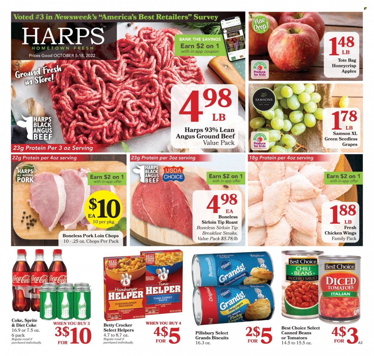 Harps Hometown Fresh (AR) Weekly Ad Flyer Specials October 5 to October 18, 2022