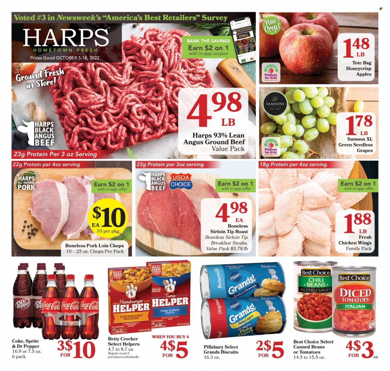 Harps Hometown Fresh (OK) Weekly Ad Flyer Specials October 5 to October 18, 2022