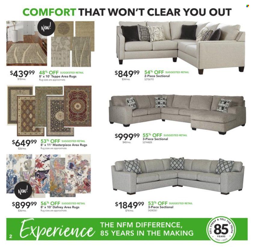 Nebraska Furniture Mart (IA, KS, NE, TX) Weekly Ad Flyer Specials October 5 to October 11, 2022