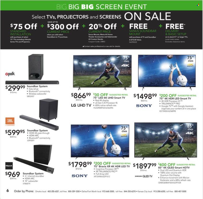 Nebraska Furniture Mart (IA, KS, NE, TX) Weekly Ad Flyer Specials October 5 to October 11, 2022