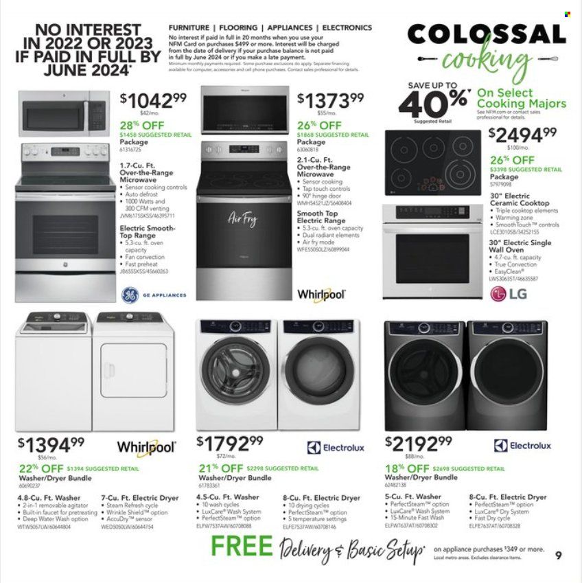 Nebraska Furniture Mart (IA, KS, NE, TX) Weekly Ad Flyer Specials October 5 to October 11, 2022