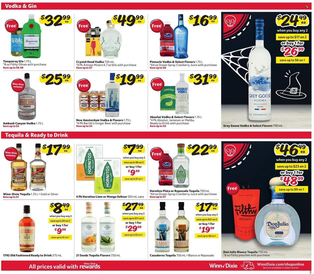 Winn Dixie (AL, FL, GA, LA) Weekly Ad Flyer Specials September 26 to October 30, 2022