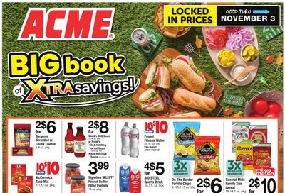 ACME (DE, NJ, NY, PA) Weekly Ad Flyer Specials October 7 to November 3, 2022