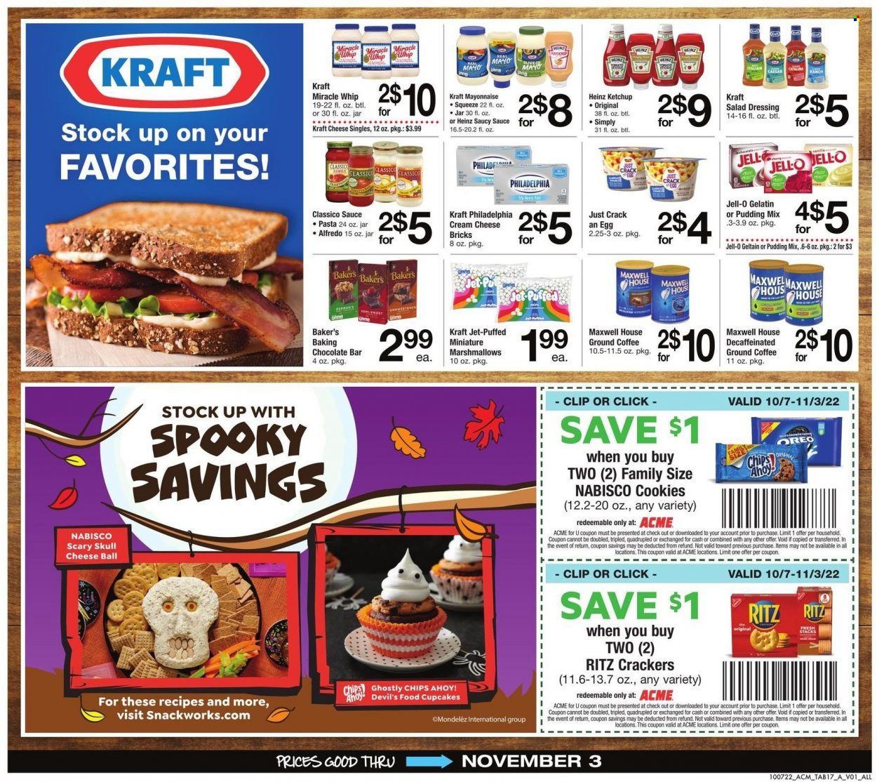 ACME (DE, NJ, NY, PA) Weekly Ad Flyer Specials October 7 to November 3, 2022