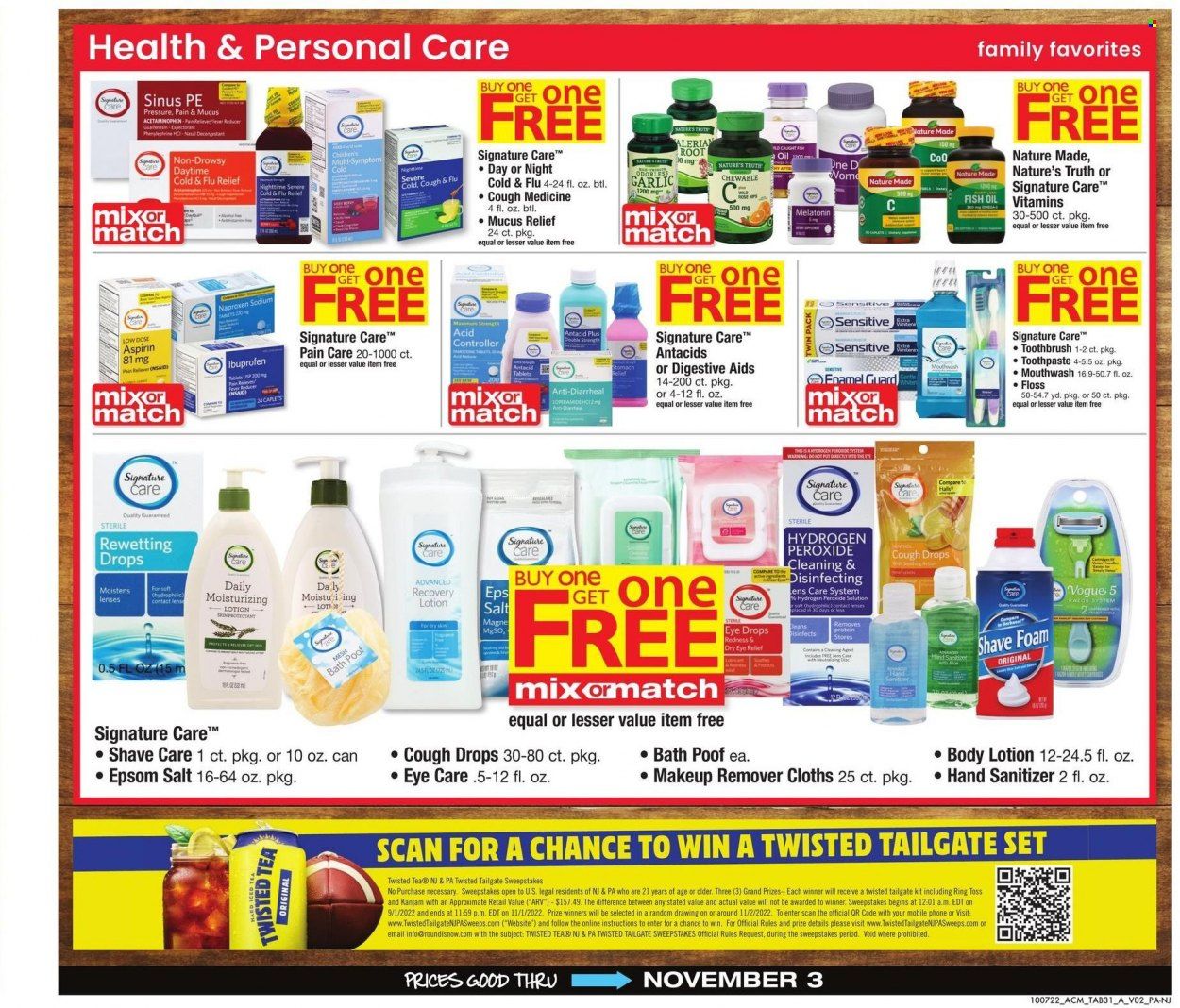 ACME (DE, NJ, NY, PA) Weekly Ad Flyer Specials October 7 to November 3, 2022