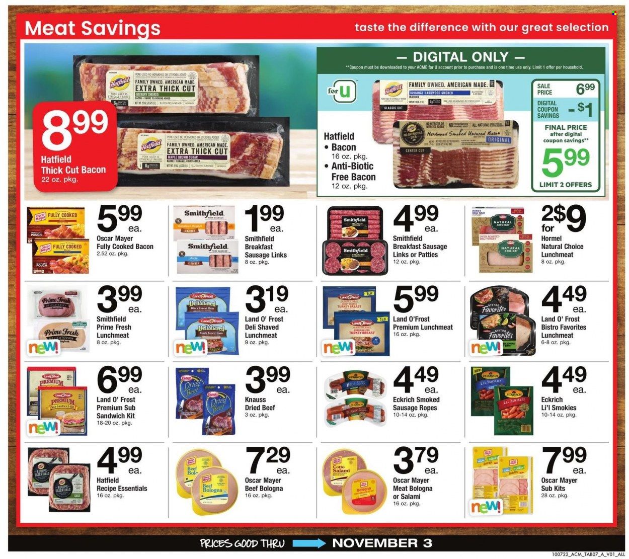 ACME (DE, NJ, NY, PA) Weekly Ad Flyer Specials October 7 to November 3, 2022