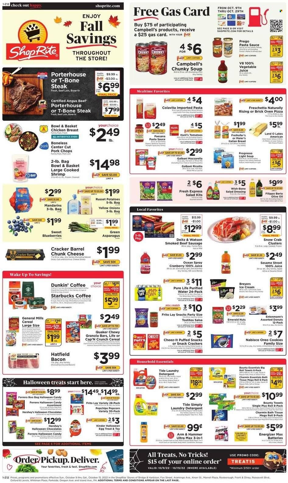 ShopRite (CT, DE, MD, NJ, NY, PA) Weekly Ad Flyer Specials October 9 to October 15, 2022