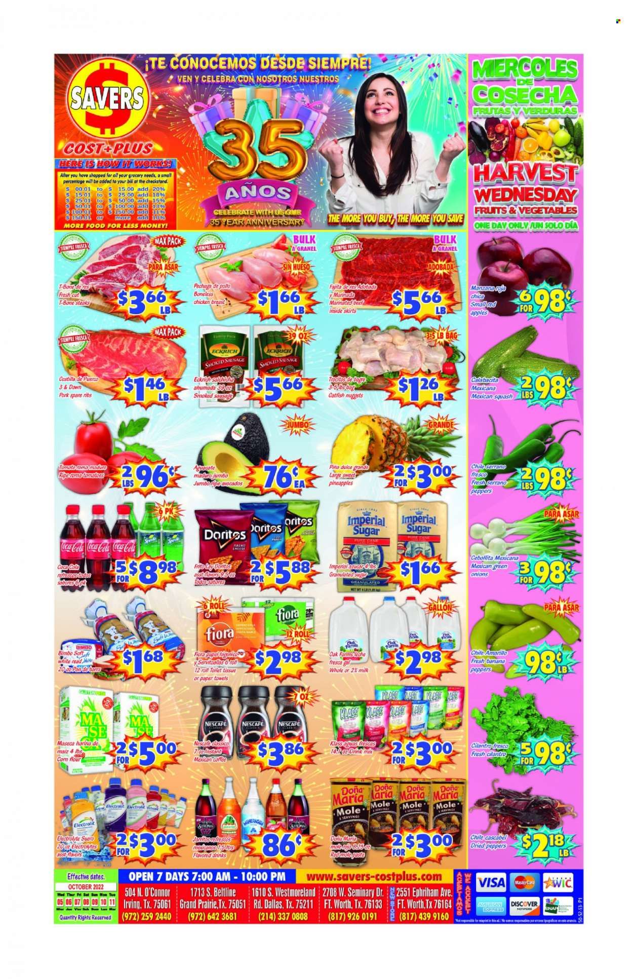 Savers Cost Plus (TX) Weekly Ad Flyer Specials October 5 to October 11, 2022