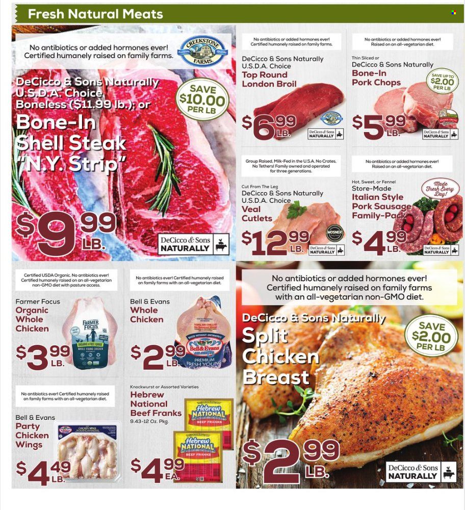 DeCicco & Sons (NY) Weekly Ad Flyer Specials October 7 to October 13, 2022