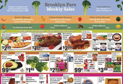 Brooklyn Fare (NY) Weekly Ad Flyer Specials October 7 to October 13, 2022