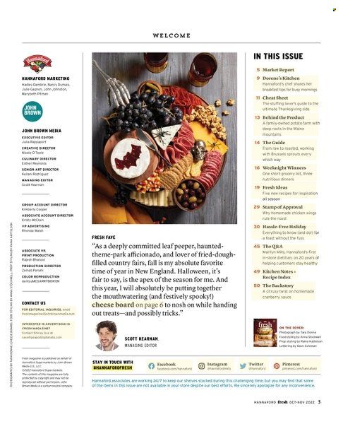 Hannaford (MA, ME, NH, NY, VT) Weekly Ad Flyer Specials October 1 to November 30, 2022