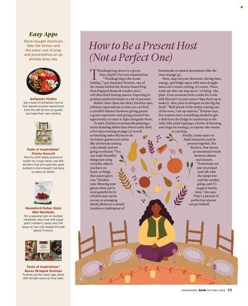 Hannaford (MA, ME, NH, NY, VT) Weekly Ad Flyer Specials October 1 to November 30, 2022