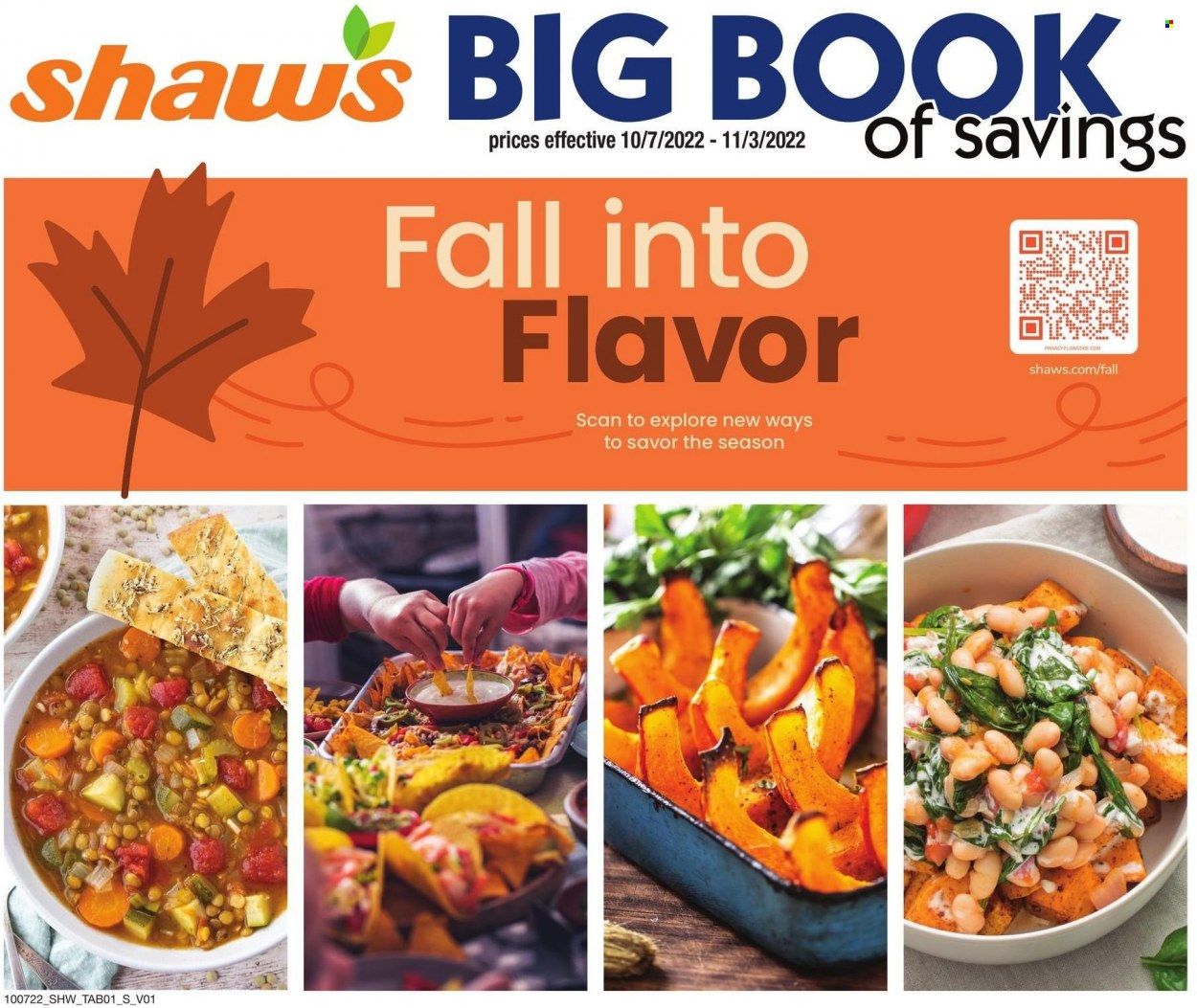 Shaw’s (MA, ME, NH, RI, VT) Weekly Ad Flyer Specials October 7 to November 3, 2022